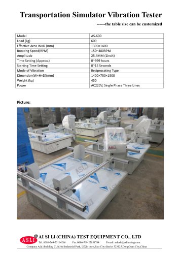 vibration test equipment / for fuel cells / brake / for insulating materials AS-600