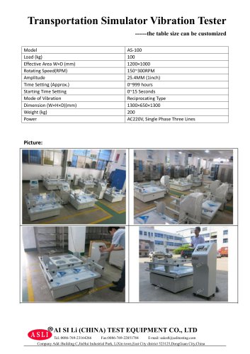 vibration test equipment / materials / for solar cells / for printed circuits AS-100