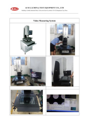 Video Measuring System Detail