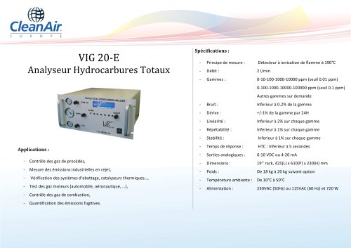 VIG 20-E