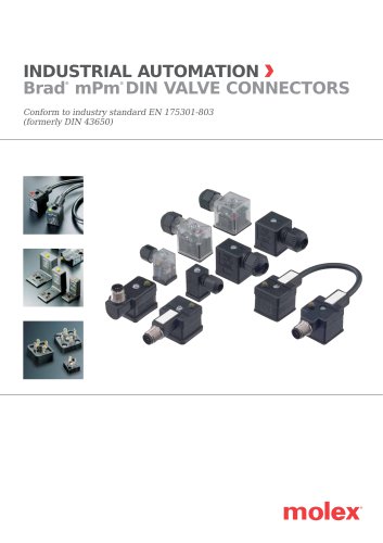 Brad® mPm® DIN valve connectors