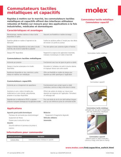 Capacitive and Metal Touch Switches