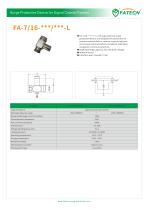 FATECH Signal surge arrester FA-7/16-900/10-L for coaxial (7/16) protection of antenna coaxial device