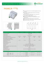 FATECH surge arrester FV20C/4-150S for power supply system