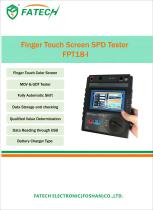 Finger Touch Screen SPD Tester  FPT18-I