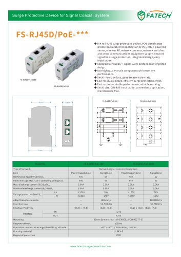 FS-RJ45D/PoE-***