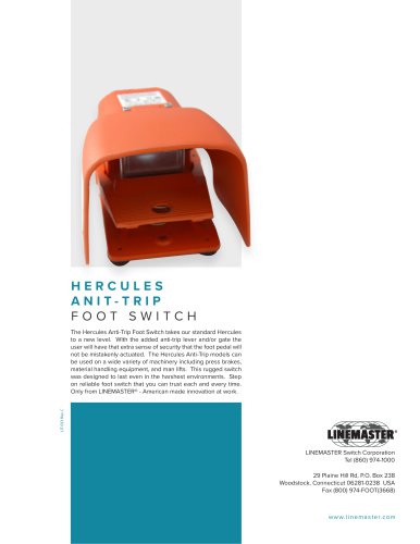 HERCULES ANIT-TRIP FOOT SWITCH