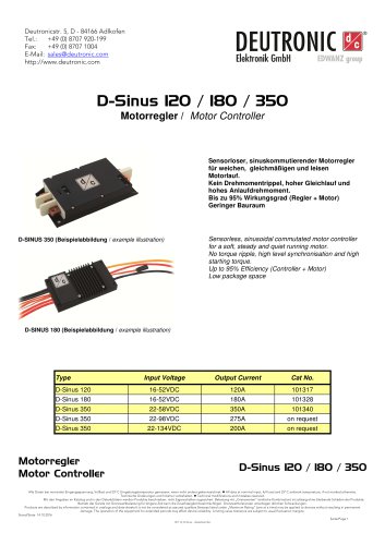 D-Sinus 120 / 180 / 350