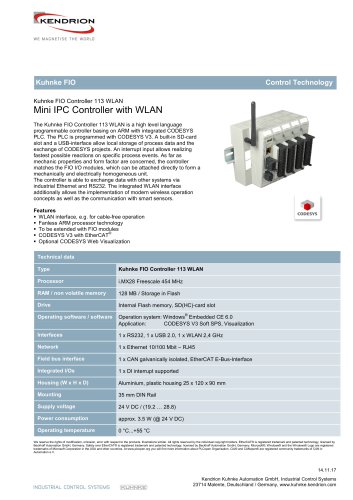 Kuhnke FIO Controller 113 WLAN