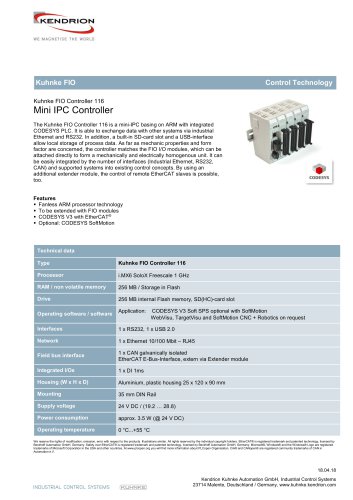 Kuhnke FIO Controller 116