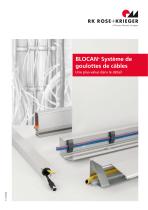 BLOCAN® - Système de caniveaux de câbles