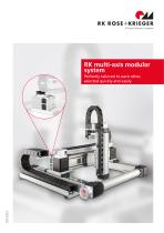 Multi-axis positioning system modular system