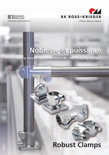 Robust Clamps - Système d´assemblage de tubes en acier haute qualité