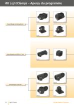 Système d'assemblage Light Clamps (Plastique) - 8