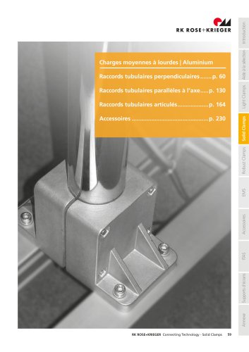 Syst&egrave;me d'assemblage Solid Clamps (Aluminium)