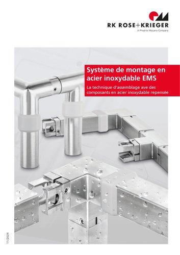 Syst&egrave;me de montage en acier inoxydable (EMS)