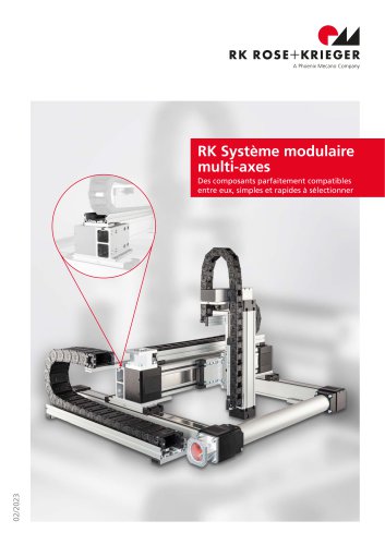 Système de positionnement multi-axes modulaire