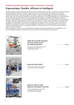 Systèmes de postes de travail / Systèmes d’assistance - 2
