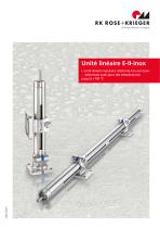 Unités linéaires E-II-stainless