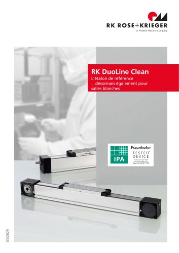 Unit&eacute;s lin&eacute;aires RK DuoLine Clean