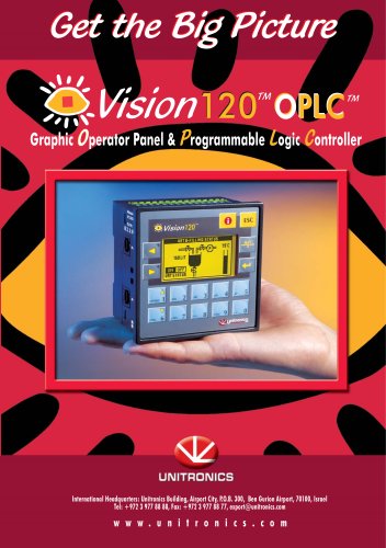 Vision120 compact PLC & Graphic HMI catalogue