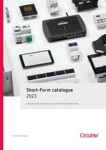 Catalogue des solutions pour l’efficacité énergétique (Short-Form 2023)