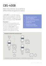 CBS-400B , Relais de protection et surveillance différentielle de type B à 4 canaux - 3