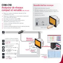 CVM-C10 Analyseur de réseaux compact et versatile - 2