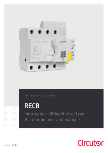 RECB, Interrupteur différentiel de type B à réarmement automatique