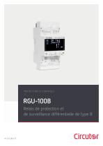 RGU-100B , Relais de protection et de surveillance différentielle de type B