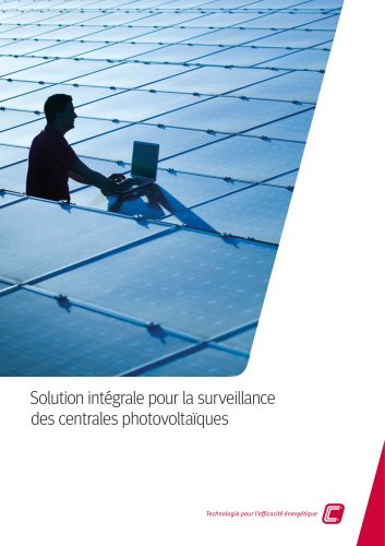 Solution intégrale pour la surveillance des centrales photovoltaïques