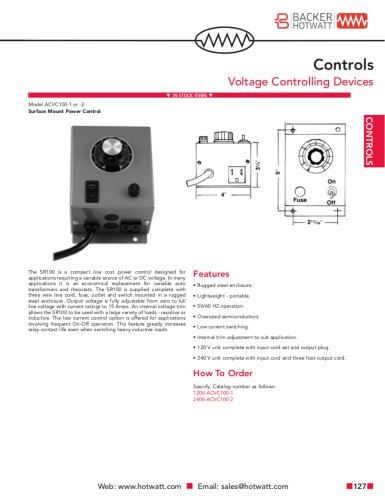 VOLTAGE CONTROLLING DEVICES