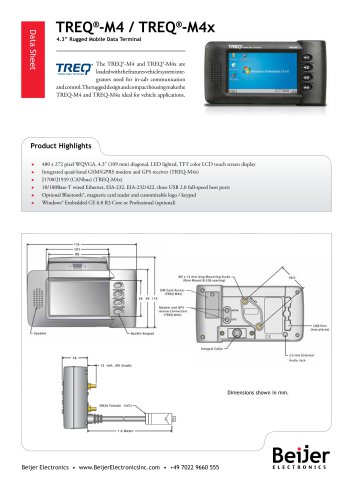 Mobile data terminal TREQ-M4