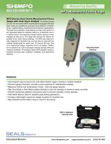 MFD Dual Scale Mechanical Force Gauge