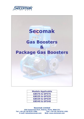 Gas Boosters & Package Gas Boosters