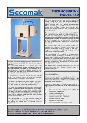 Shrink Solutions Thermoshrink 450