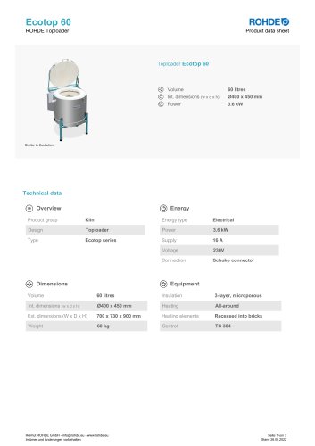 Toploader Ecotop 60