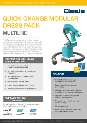 MULTILINE Quick-change modular dress pack