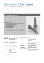 TAPTITE 2000 ® FASTENERS