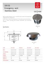 193 SS emergency valve stainless steel