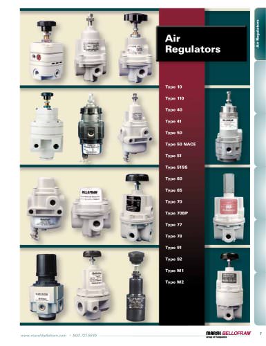 Marsh Bellofram PCD Division Air Regulators