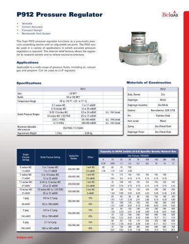 P912 Pressure Regulator