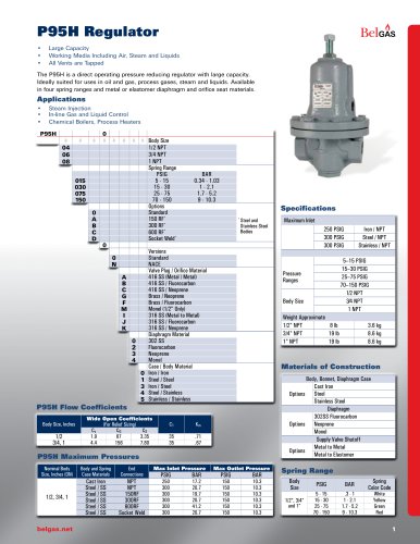 P95H Regulator