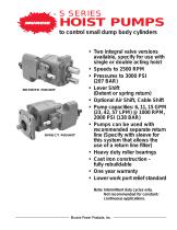 S SERIES HOIST PUMPS to control small dump body cylinders