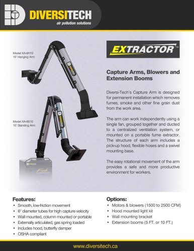 Extractor Arm Brochure