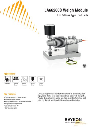 Baykon Baykon LA66200C Weigh Module For Beam Type Load Cells