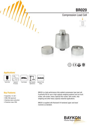 Baykon BR020 Compression Load Cell