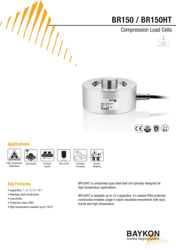 Baykon BR150 / BR150HT Compression Load Cells