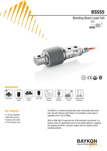 Baykon BS555 Bending Beam Load Cell