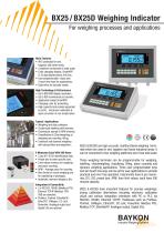 Baykon BX25 / BX25D Weighing Indicator